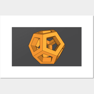 Gmtrx Seni Lawal Skeletal Dodecahedron Posters and Art